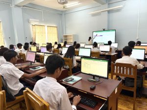 အစိုးရနည်းပညာကောလိပ်(တောင်ဒဂုံ) ကျောင်းသားကျောင်းသူများ ICT အသုံးပြုစာသင်ကြားနေမှု မှတ်တမ်းများ